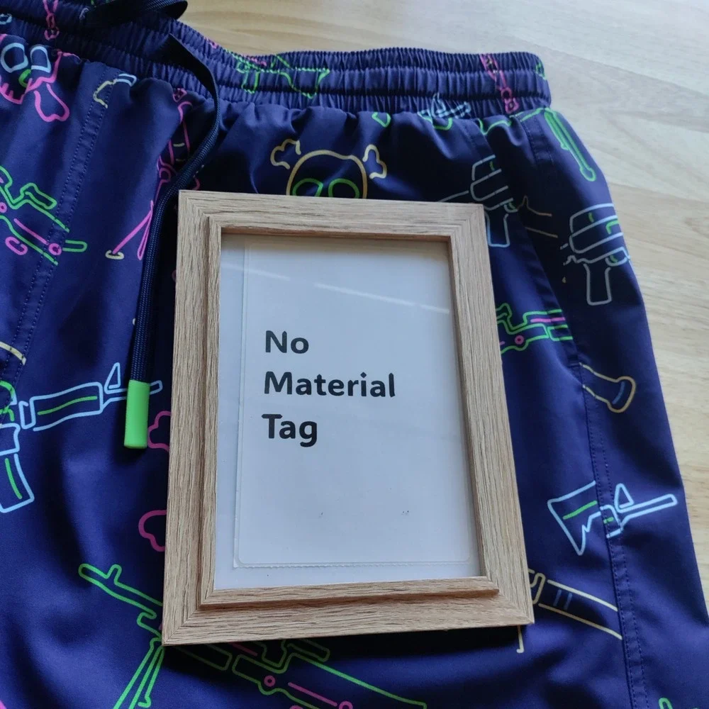 Savage Tacticians Mens 2XL Navy Neon Tactical Skull Board Shorts Swim Trunks